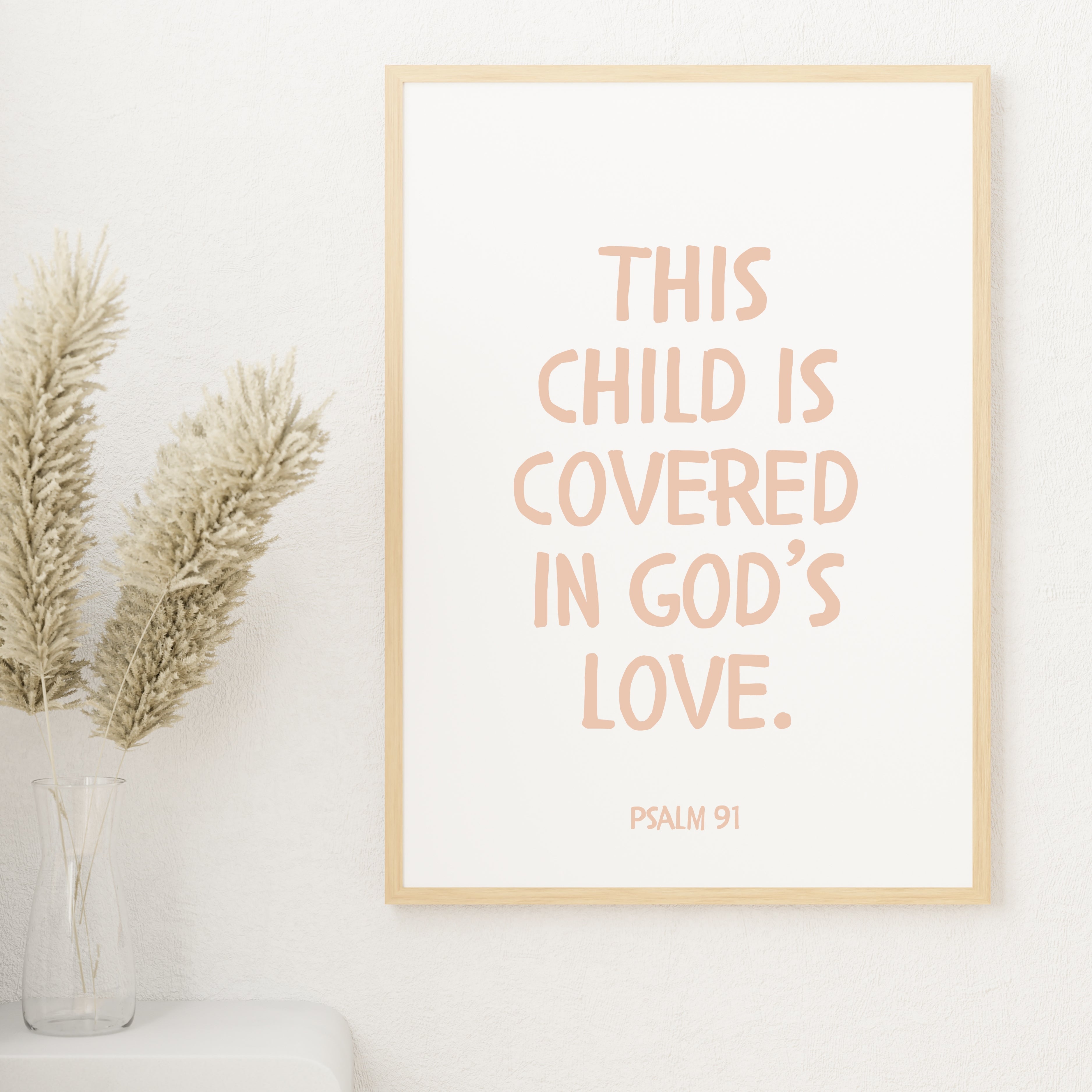 Psalm 91 Verse - A Soft Nursery Wall Art Print Unframed Matte Paper / 8″×10″ / Pink-Unframed Matte Paper / 8″×10″ / Blue-Unframed Matte Paper / 11″×14″ / Pink-Unframed Matte Paper / 11″×14″ / Blue-Unframed Matte Paper / 12″×16″ / Pink-Unframed Matte Paper / 12″×16″ / Blue-Unframed Matte Paper / 12″×18″ / Pink-Unframed Matte Paper / 12″×18″ / Blue-Unframed Matte Paper / 16″×20″ / Pink-Unframed Matte Paper / 16″×20″ / Blue
