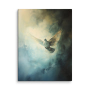 Peace Reigns - White Dove of Peace - Framed Canvas
