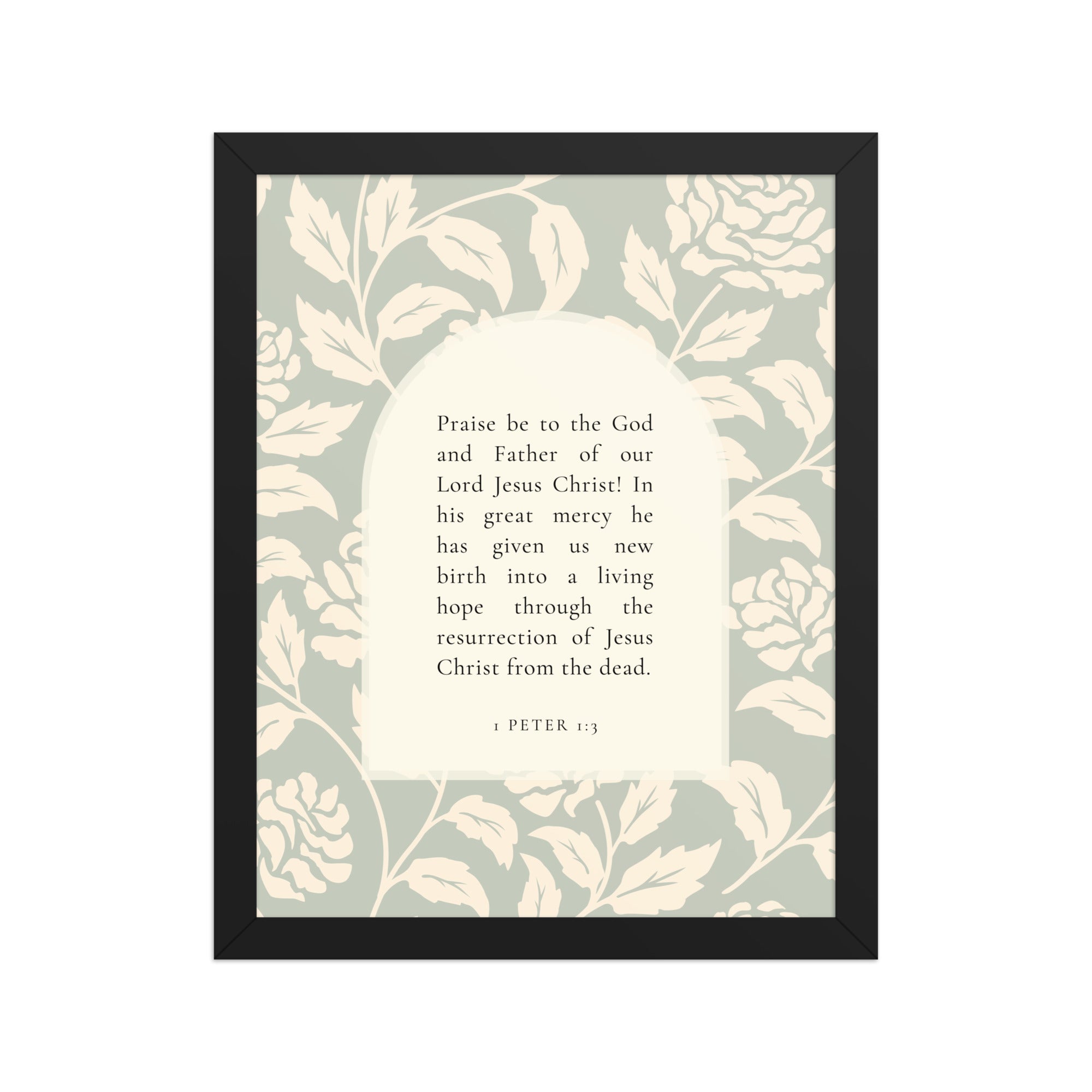 1 Peter 1:3 Verse Printed Over leafy Background    Unframed Matte Paper / 8″×10″-Unframed Matte Paper / 10″×10″-Unframed Matte Paper / 11″×14″-Unframed Matte Paper / 12″×12″-Unframed Matte Paper / 12″×16″-Unframed Matte Paper / 12″×18″-Unframed Matte Paper / 14″×14″-Unframed Matte Paper / 16″×16″-Unframed Matte Paper / 16″×20″-Unframed Matte Paper / 18″×18″