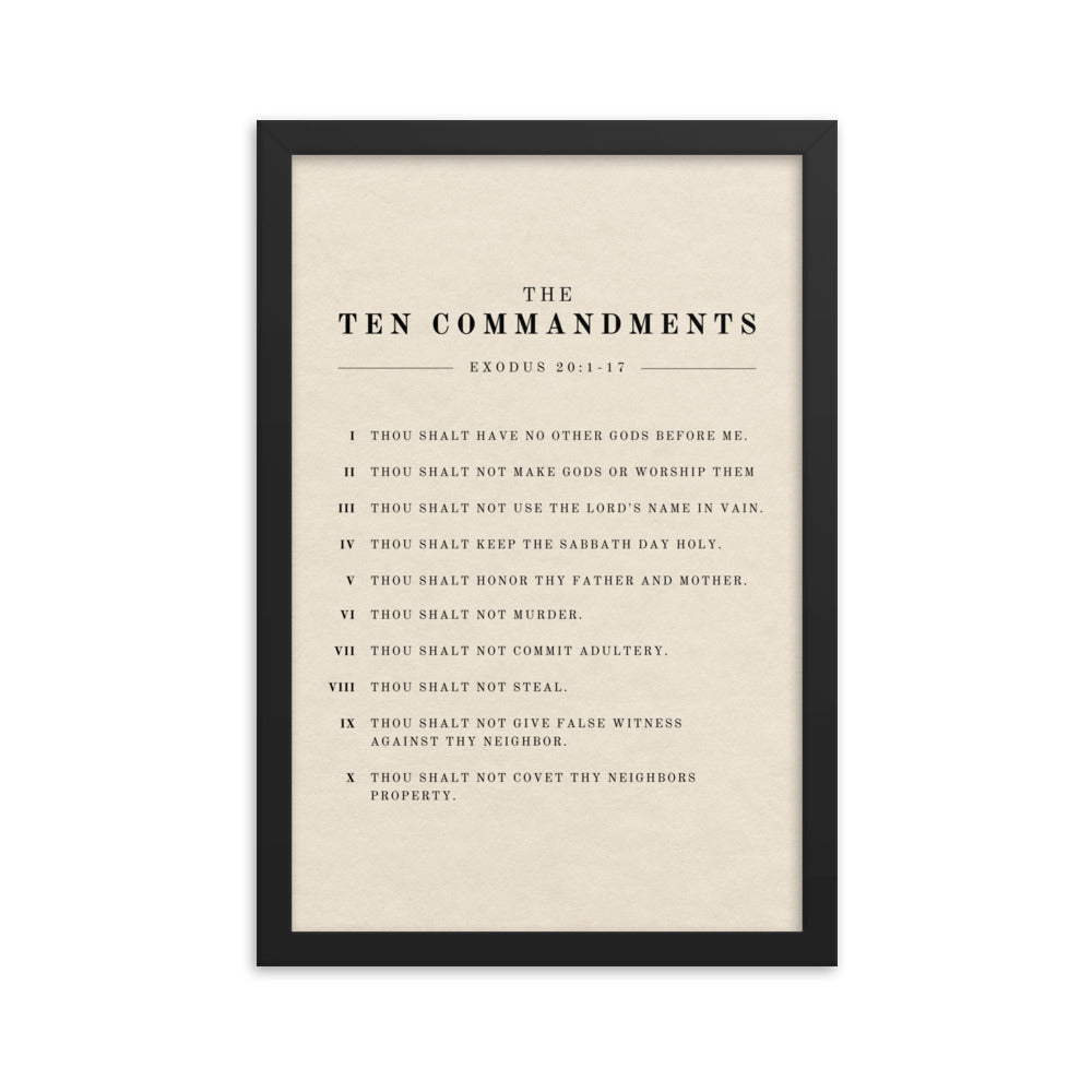 The Ten Commandments Wall Art on Light Or Dark Background    5″×7″ / Unframed Matte Paper / Light-5″×7″ / Unframed Matte Paper / Dark-A1 (23.3″×33.1″) / Unframed Matte Paper / Light-A1 (23.3″×33.1″) / Unframed Matte Paper / Dark-A2 (16.5″×23.3″) / Unframed Matte Paper / Light-A2 (16.5″×23.3″) / Unframed Matte Paper / Dark-8″×10″ / Unframed Matte Paper / Light-8″×10″ / Unframed Matte Paper / Dark-8″×10″ / Black / Light-8″×10″ / Black / Dark