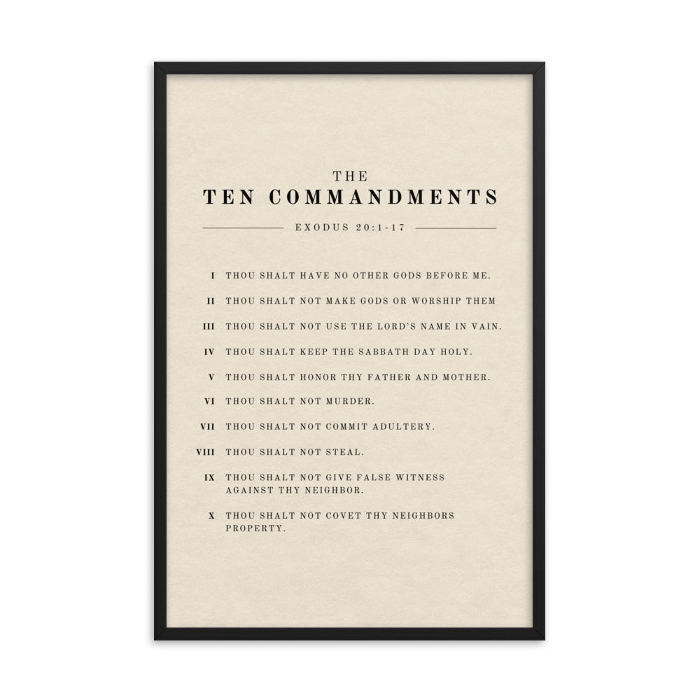 The Ten Commandments - Light Or Dark