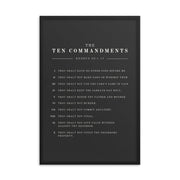 The Ten Commandments - Dark 24x36