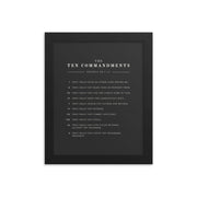 The Ten Commandments - Dark 8x10
