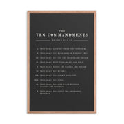 The Ten Commandments - Dark 24x36