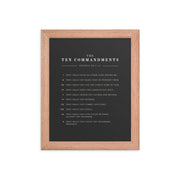 The Ten Commandments - Dark 8x10