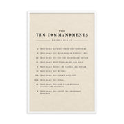 The Ten Commandments - Light 24x36