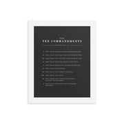 The Ten Commandments - Dark 8x10