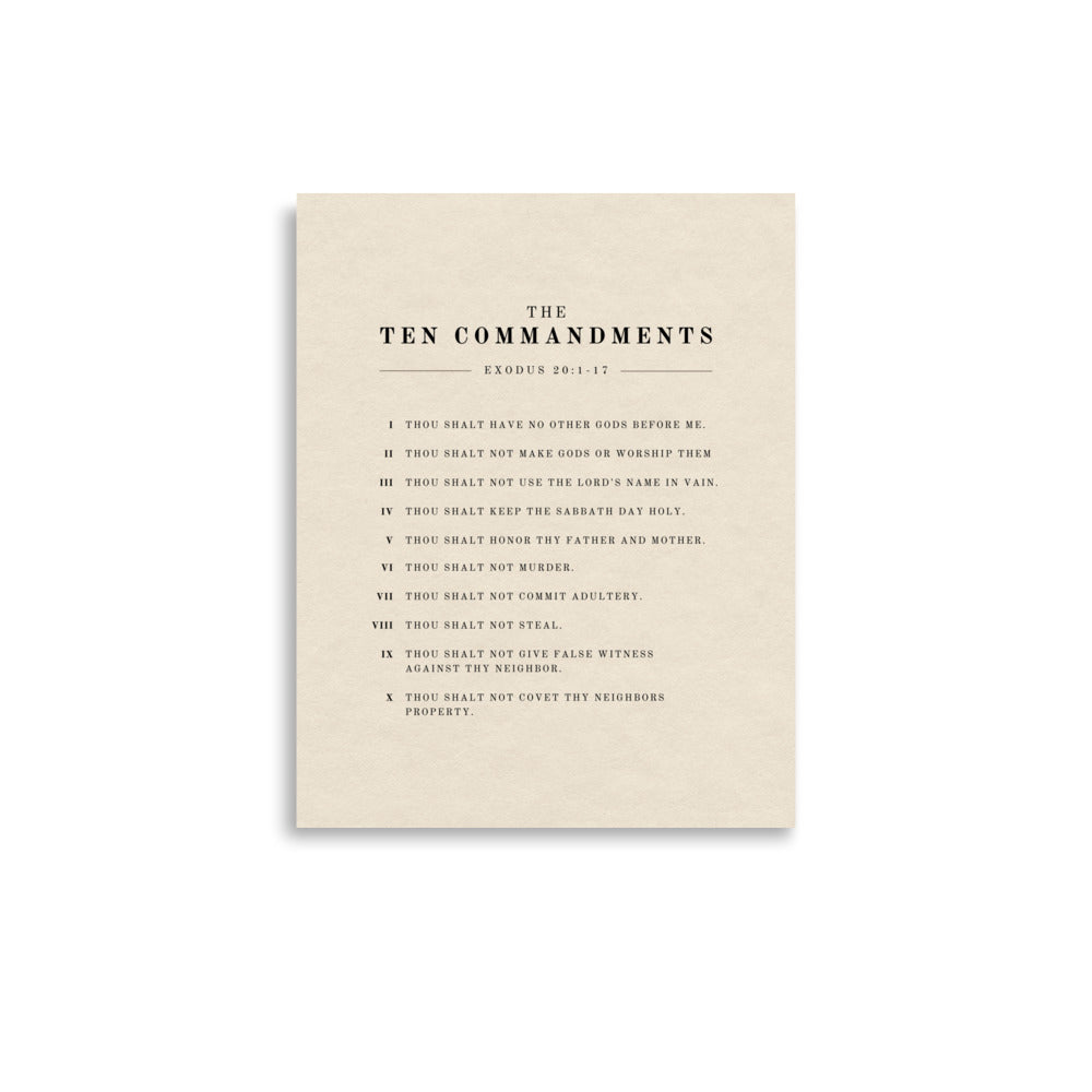 The Ten Commandments Wall Art on Light Or Dark Background    5″×7″ / Unframed Matte Paper / Light-5″×7″ / Unframed Matte Paper / Dark-A1 (23.3″×33.1″) / Unframed Matte Paper / Light-A1 (23.3″×33.1″) / Unframed Matte Paper / Dark-A2 (16.5″×23.3″) / Unframed Matte Paper / Light-A2 (16.5″×23.3″) / Unframed Matte Paper / Dark-8″×10″ / Unframed Matte Paper / Light-8″×10″ / Unframed Matte Paper / Dark-8″×10″ / Black / Light-8″×10″ / Black / Dark