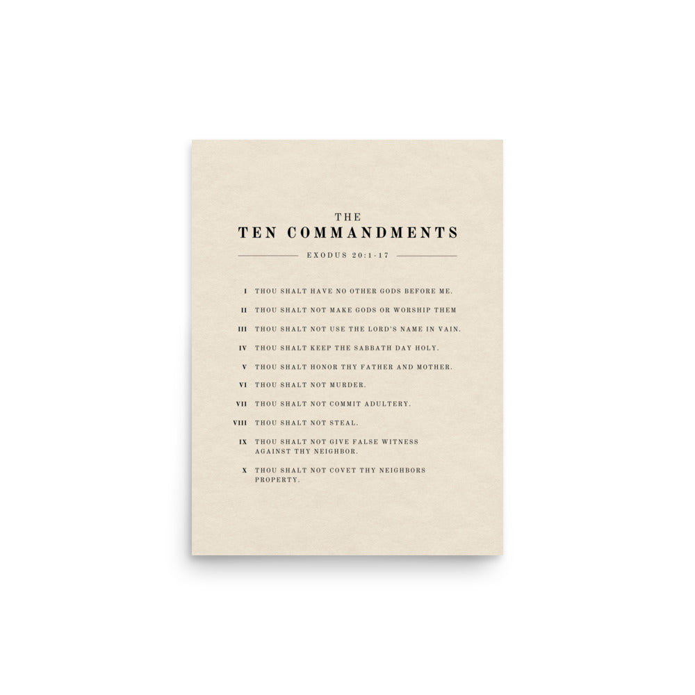 The Ten Commandments Wall Art on Light Or Dark Background    5″×7″ / Unframed Matte Paper / Light-5″×7″ / Unframed Matte Paper / Dark-A1 (23.3″×33.1″) / Unframed Matte Paper / Light-A1 (23.3″×33.1″) / Unframed Matte Paper / Dark-A2 (16.5″×23.3″) / Unframed Matte Paper / Light-A2 (16.5″×23.3″) / Unframed Matte Paper / Dark-8″×10″ / Unframed Matte Paper / Light-8″×10″ / Unframed Matte Paper / Dark-8″×10″ / Black / Light-8″×10″ / Black / Dark