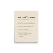 The Ten Commandments Wall Art on Light Or Dark Background    5″×7″ / Unframed Matte Paper / Light-5″×7″ / Unframed Matte Paper / Dark-A1 (23.3″×33.1″) / Unframed Matte Paper / Light-A1 (23.3″×33.1″) / Unframed Matte Paper / Dark-A2 (16.5″×23.3″) / Unframed Matte Paper / Light-A2 (16.5″×23.3″) / Unframed Matte Paper / Dark-8″×10″ / Unframed Matte Paper / Light-8″×10″ / Unframed Matte Paper / Dark-8″×10″ / Black / Light-8″×10″ / Black / Dark