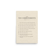 The Ten Commandments Wall Art on Light Or Dark Background    5″×7″ / Unframed Matte Paper / Light-5″×7″ / Unframed Matte Paper / Dark-A1 (23.3″×33.1″) / Unframed Matte Paper / Light-A1 (23.3″×33.1″) / Unframed Matte Paper / Dark-A2 (16.5″×23.3″) / Unframed Matte Paper / Light-A2 (16.5″×23.3″) / Unframed Matte Paper / Dark-8″×10″ / Unframed Matte Paper / Light-8″×10″ / Unframed Matte Paper / Dark-8″×10″ / Black / Light-8″×10″ / Black / Dark