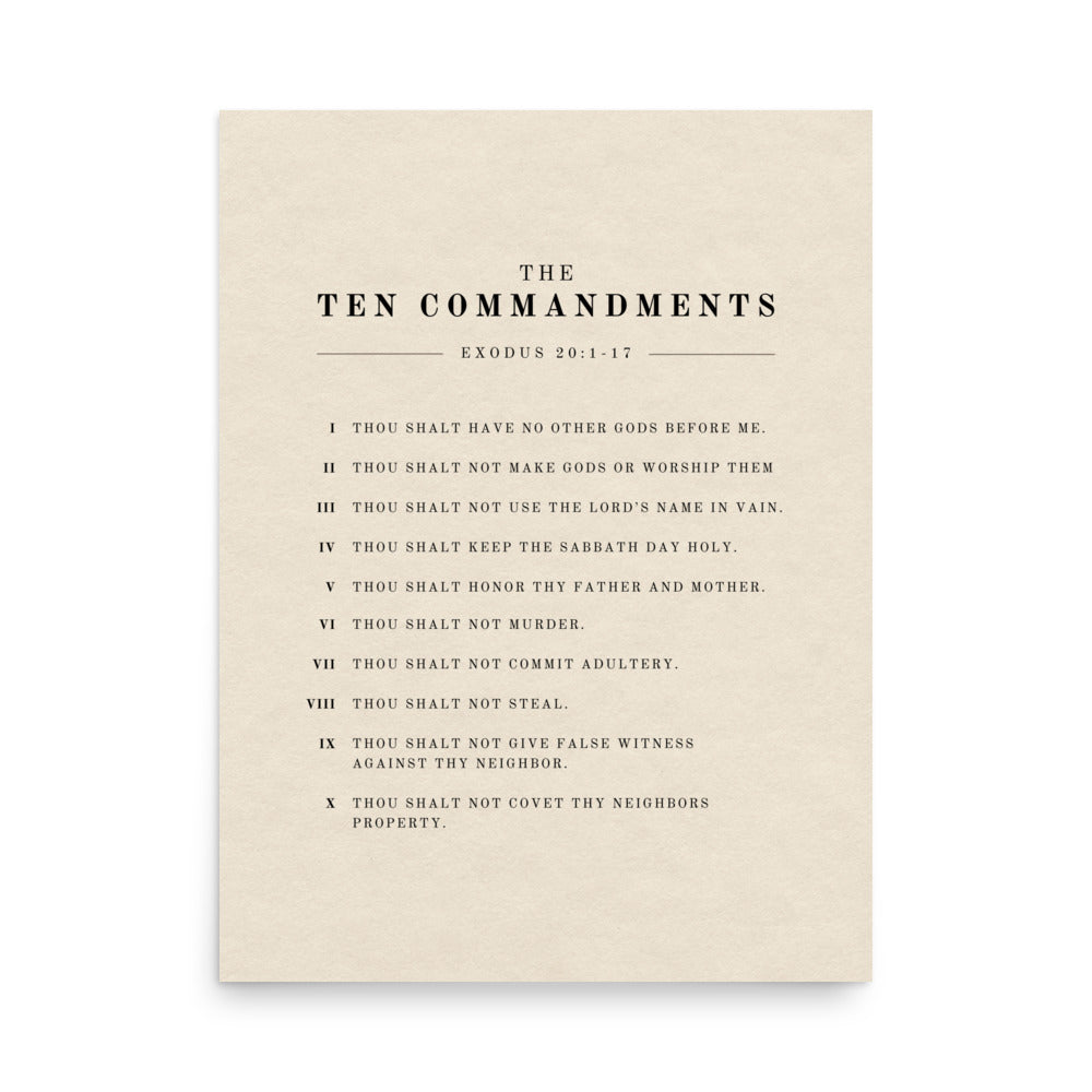 The Ten Commandments Wall Art on Light Or Dark Background    5″×7″ / Unframed Matte Paper / Light-5″×7″ / Unframed Matte Paper / Dark-A1 (23.3″×33.1″) / Unframed Matte Paper / Light-A1 (23.3″×33.1″) / Unframed Matte Paper / Dark-A2 (16.5″×23.3″) / Unframed Matte Paper / Light-A2 (16.5″×23.3″) / Unframed Matte Paper / Dark-8″×10″ / Unframed Matte Paper / Light-8″×10″ / Unframed Matte Paper / Dark-8″×10″ / Black / Light-8″×10″ / Black / Dark