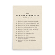 The Ten Commandments Wall Art on Light Or Dark Background    5″×7″ / Unframed Matte Paper / Light-5″×7″ / Unframed Matte Paper / Dark-A1 (23.3″×33.1″) / Unframed Matte Paper / Light-A1 (23.3″×33.1″) / Unframed Matte Paper / Dark-A2 (16.5″×23.3″) / Unframed Matte Paper / Light-A2 (16.5″×23.3″) / Unframed Matte Paper / Dark-8″×10″ / Unframed Matte Paper / Light-8″×10″ / Unframed Matte Paper / Dark-8″×10″ / Black / Light-8″×10″ / Black / Dark