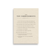 The Ten Commandments Wall Art on Light Or Dark Background    5″×7″ / Unframed Matte Paper / Light-5″×7″ / Unframed Matte Paper / Dark-A1 (23.3″×33.1″) / Unframed Matte Paper / Light-A1 (23.3″×33.1″) / Unframed Matte Paper / Dark-A2 (16.5″×23.3″) / Unframed Matte Paper / Light-A2 (16.5″×23.3″) / Unframed Matte Paper / Dark-8″×10″ / Unframed Matte Paper / Light-8″×10″ / Unframed Matte Paper / Dark-8″×10″ / Black / Light-8″×10″ / Black / Dark