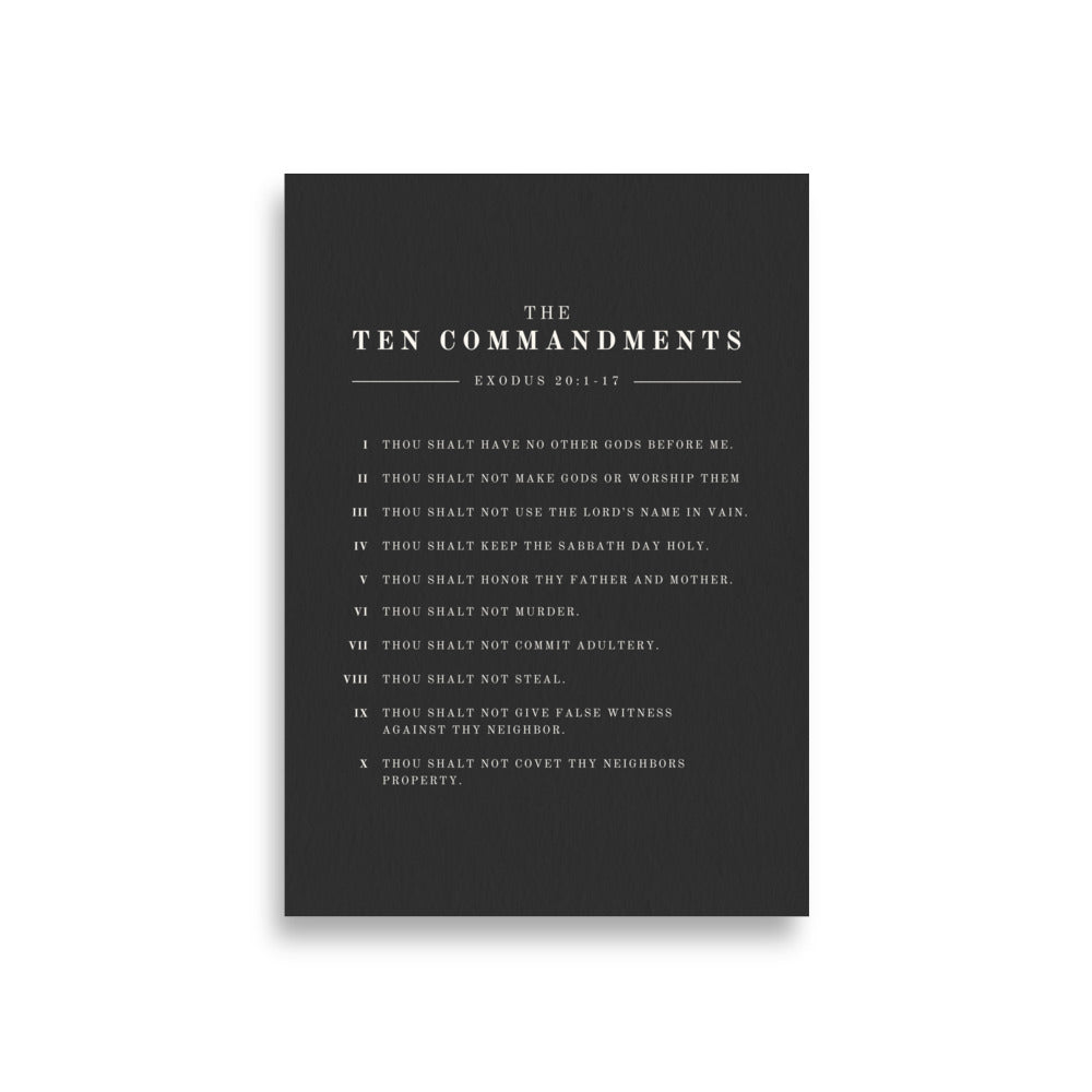 The Ten Commandments - Dark A1