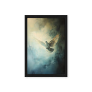 Peace Reigns - White Dove of Peace - Framed Canvas    Unframed Canvas / 8″×10″-Unframed Canvas / 9″×12″-Unframed Canvas / 11″×14″-Unframed Canvas / 12″×12″-Unframed Canvas / 12″×16″-Unframed Canvas / 12″×18″-Unframed Canvas / 16″×16″-Unframed Canvas / 16″×20″-Unframed Canvas / 18″×24″-Unframed Canvas / 20″×30″