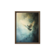 Peace Reigns - White Dove of Peace - Framed Canvas    Unframed Canvas / 8″×10″-Unframed Canvas / 9″×12″-Unframed Canvas / 11″×14″-Unframed Canvas / 12″×12″-Unframed Canvas / 12″×16″-Unframed Canvas / 12″×18″-Unframed Canvas / 16″×16″-Unframed Canvas / 16″×20″-Unframed Canvas / 18″×24″-Unframed Canvas / 20″×30″
