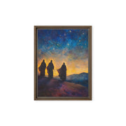 The Three Kings - Framed Canvas Print    Unframed Canvas / 8″×10″-Unframed Canvas / 9″×12″-Unframed Canvas / 11″×14″-Unframed Canvas / 12″×12″-Unframed Canvas / 12″×16″-Unframed Canvas / 12″×18″-Unframed Canvas / 16″×16″-Unframed Canvas / 16″×20″-Unframed Canvas / 18″×24″-Unframed Canvas / 20″×28″