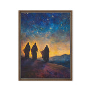 The Three Kings - Framed Canvas Print    Unframed Canvas / 8″×10″-Unframed Canvas / 9″×12″-Unframed Canvas / 11″×14″-Unframed Canvas / 12″×12″-Unframed Canvas / 12″×16″-Unframed Canvas / 12″×18″-Unframed Canvas / 16″×16″-Unframed Canvas / 16″×20″-Unframed Canvas / 18″×24″-Unframed Canvas / 20″×28″