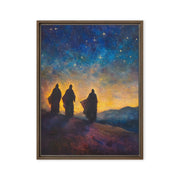 The Three Kings - Framed Canvas Print    Unframed Canvas / 8″×10″-Unframed Canvas / 9″×12″-Unframed Canvas / 11″×14″-Unframed Canvas / 12″×12″-Unframed Canvas / 12″×16″-Unframed Canvas / 12″×18″-Unframed Canvas / 16″×16″-Unframed Canvas / 16″×20″-Unframed Canvas / 18″×24″-Unframed Canvas / 20″×28″