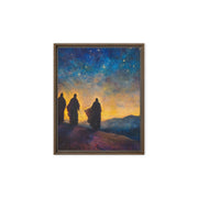 The Three Kings - Framed Canvas Print    Unframed Canvas / 8″×10″-Unframed Canvas / 9″×12″-Unframed Canvas / 11″×14″-Unframed Canvas / 12″×12″-Unframed Canvas / 12″×16″-Unframed Canvas / 12″×18″-Unframed Canvas / 16″×16″-Unframed Canvas / 16″×20″-Unframed Canvas / 18″×24″-Unframed Canvas / 20″×28″