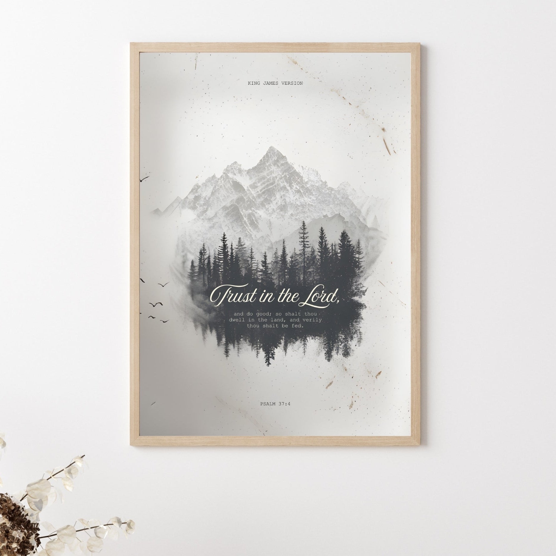 Psalm 37:4 "Trust in the Lord" Wall Art