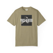Praise in Motion – Soft Christian Tee with Psalm 149:3    Black / S-White / S-Bay / S-Berry / S-Blue Spruce / S 