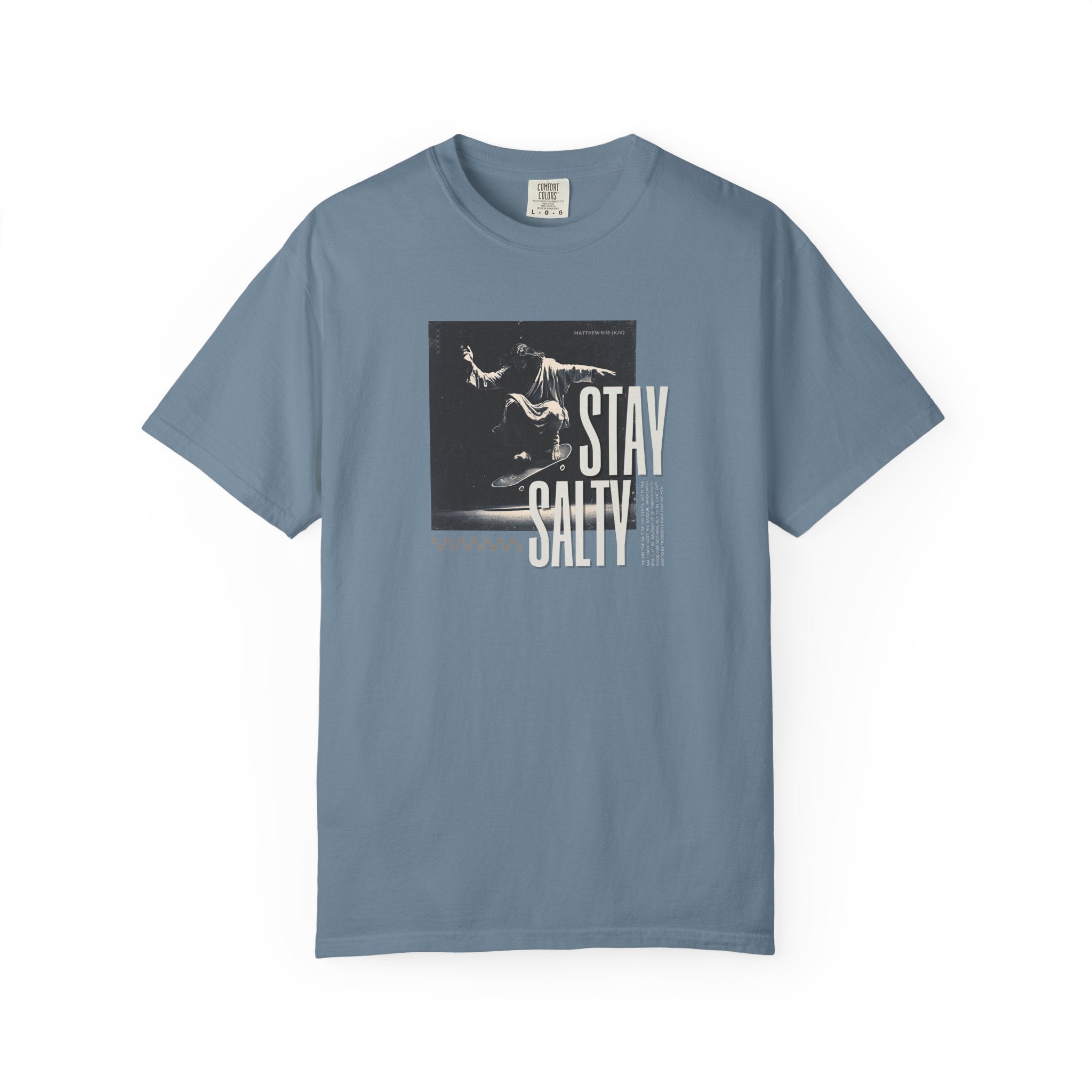 Stay Salty T-Shirt – Bold Christian Streetwear Inspired by Matthew 5:13