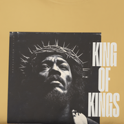 King of Kings Tee – Revelation 19:16 Black Jesus Design
