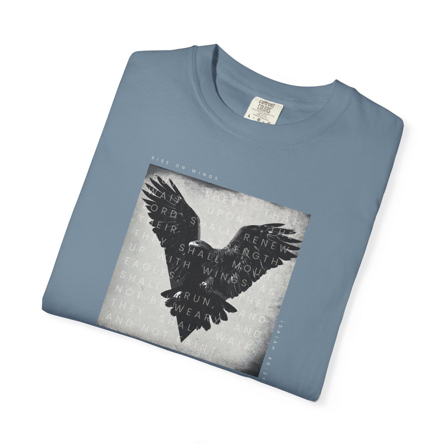 Renewed Strength Tee – Inspired by Isaiah 40:31    White / S-Berry / S-Blue Spruce / S-Brick / S-Graphite / S 