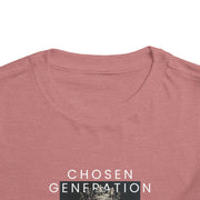 Chosen Generation Toddler Tee – 1 Peter 2:9 Christian Shirt    Asphalt / 2T-Black / 2T-Navy / 2T-Pink / 2T-Dark Heather Grey / 2T 