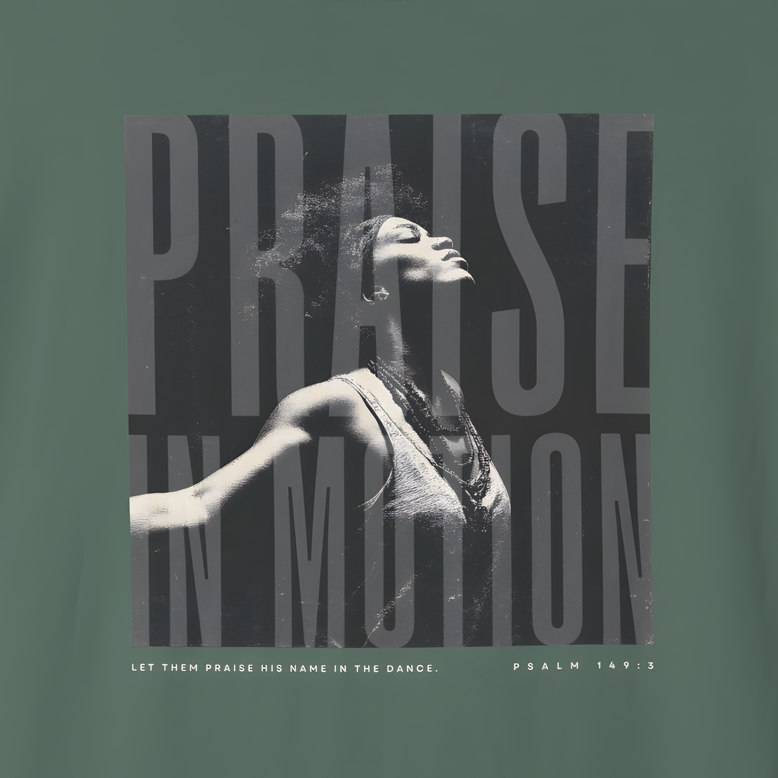 Praise in Motion Classic Tee – Psalm 149:3 Faith in Movement    Black / S-White / S-Bay / S-Berry / S-Blue Spruce / S 
