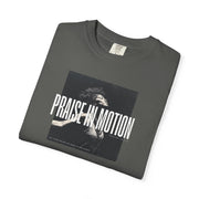 Praise in Motion – Soft Christian Tee with Psalm 149:3    Black / S-White / S-Bay / S-Berry / S-Blue Spruce / S 