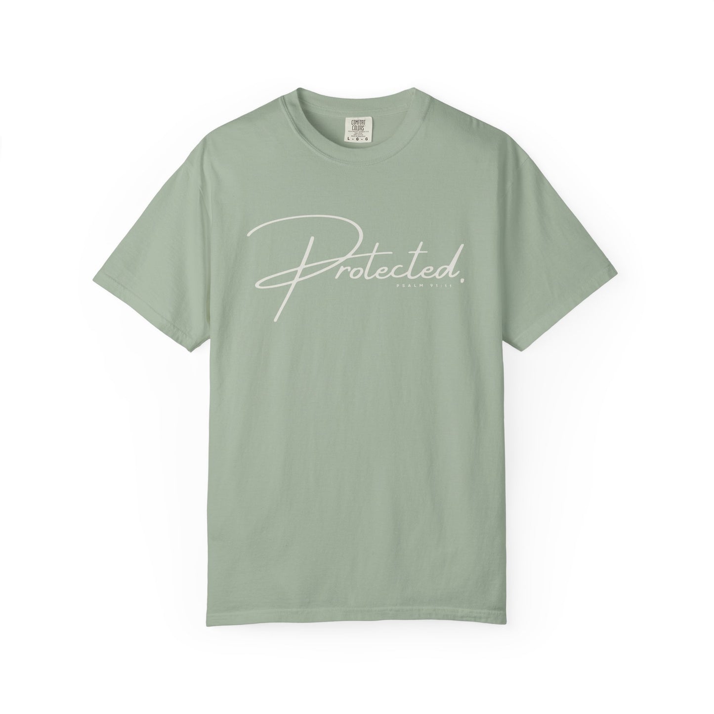 Comfort Colors® | Protected Christian Streetwear T-Shirt | Psalm 91:11 Bible Verse Tee |  Faith Shirt | Guardian Angels Christian Gift