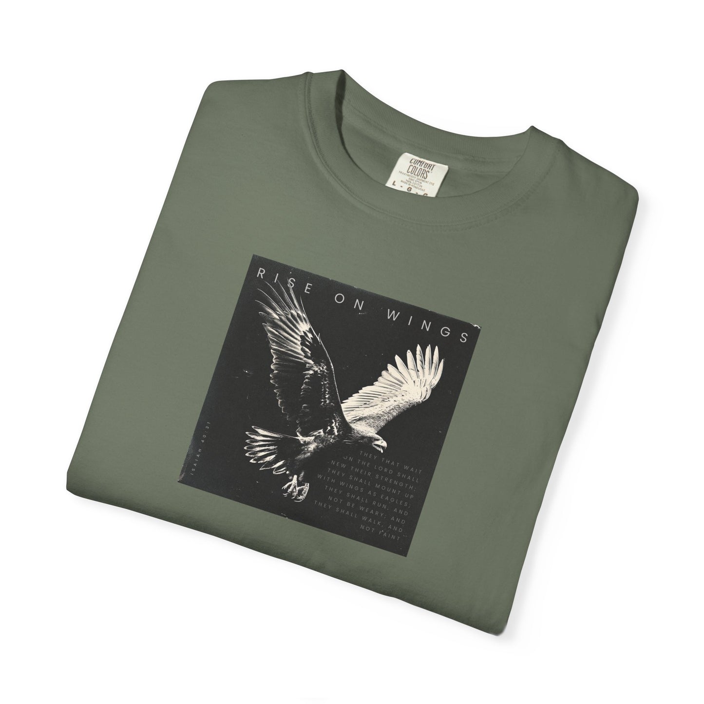 Wings Like Eagles – Faith-Filled Shirt from Isaiah 40:31    Black / S-White / S-Bay / S-Berry / S-Blue Jean / S 