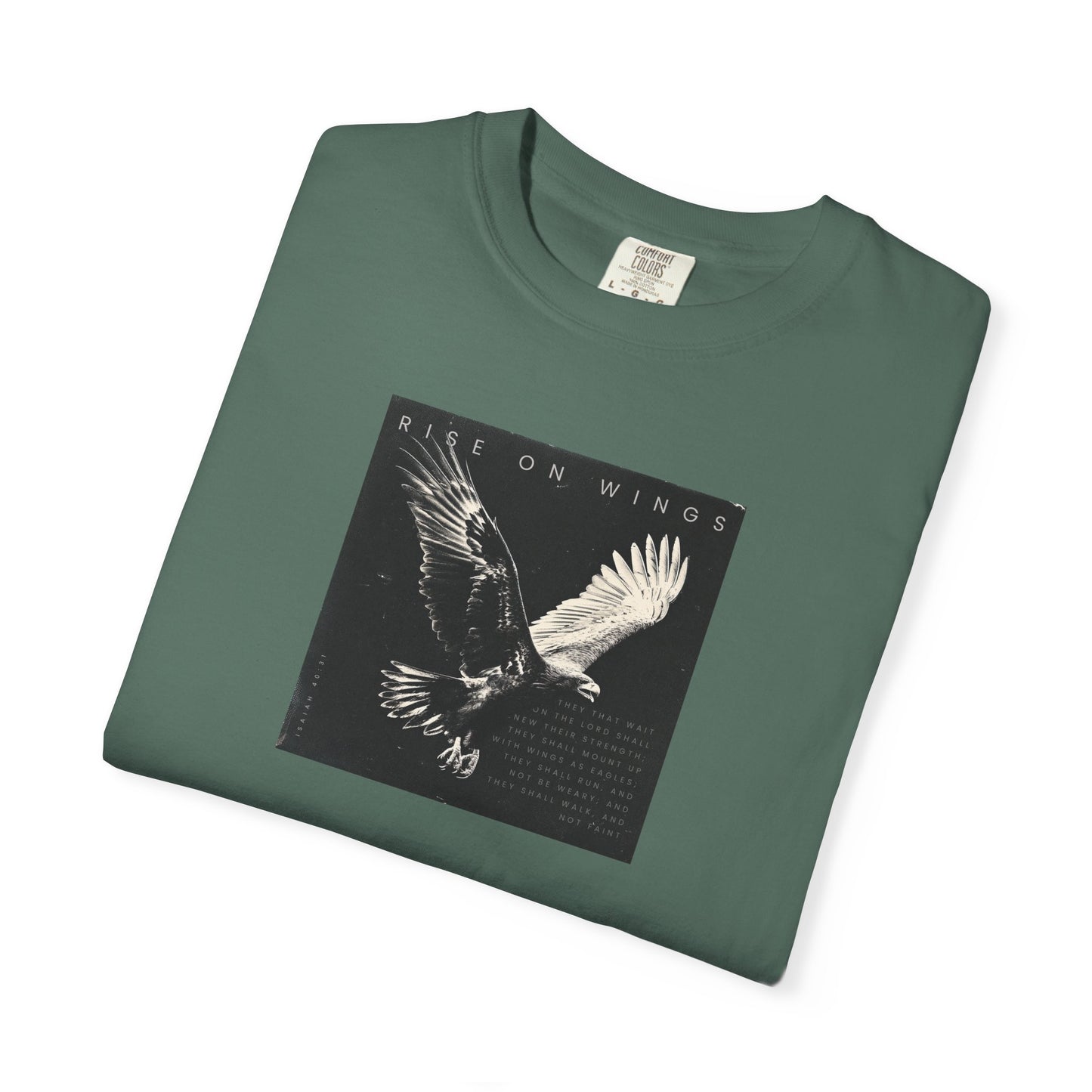 Wings Like Eagles – Faith-Filled Shirt from Isaiah 40:31    Black / S-White / S-Bay / S-Berry / S-Blue Jean / S 