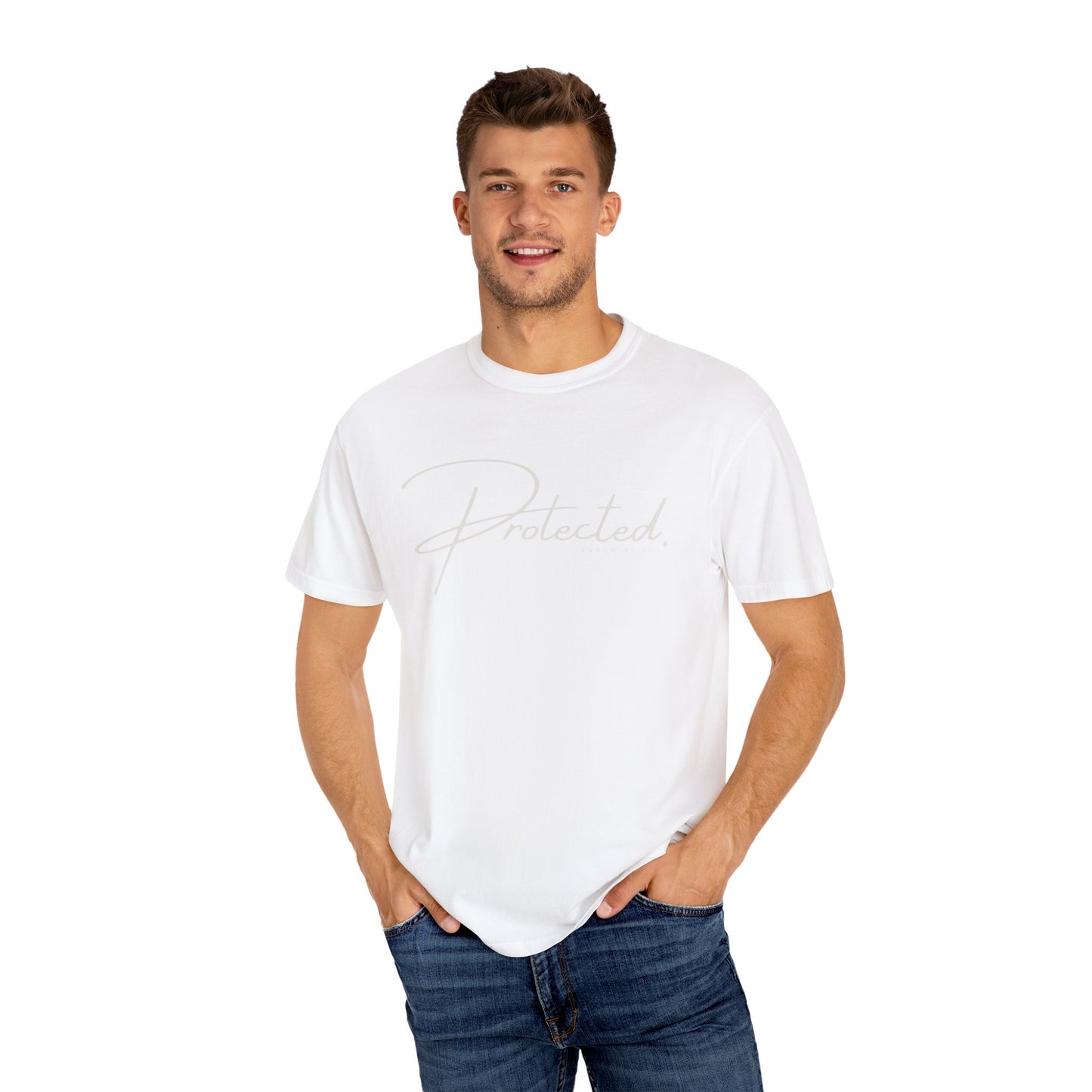 Comfort Colors® | Protected Christian Streetwear T-Shirt | Psalm 91:11 Bible Verse Tee |  Faith Shirt | Guardian Angels Christian Gift