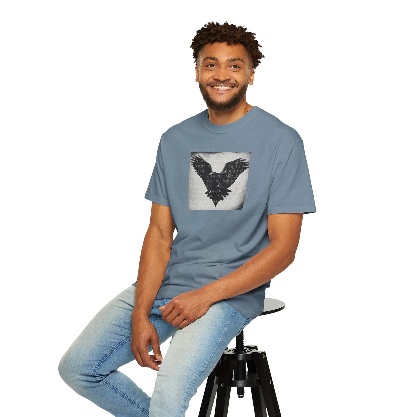 Renewed Strength Tee – Inspired by Isaiah 40:31    White / S-Berry / S-Blue Spruce / S-Brick / S-Graphite / S 