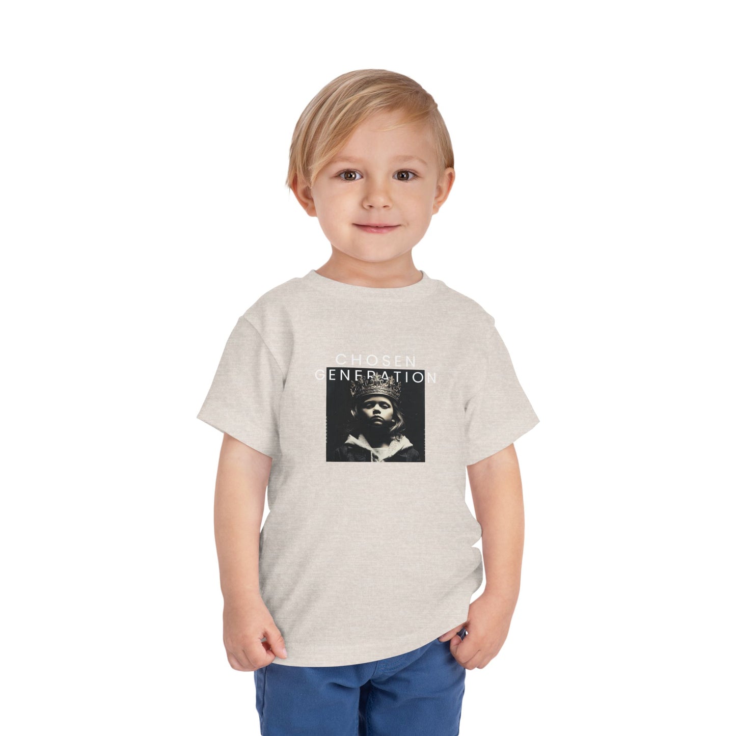 Chosen Generation Toddler Tee – 1 Peter 2:9 Christian Shirt    Asphalt / 2T-Black / 2T-Navy / 2T-Pink / 2T-Dark Heather Grey / 2T 