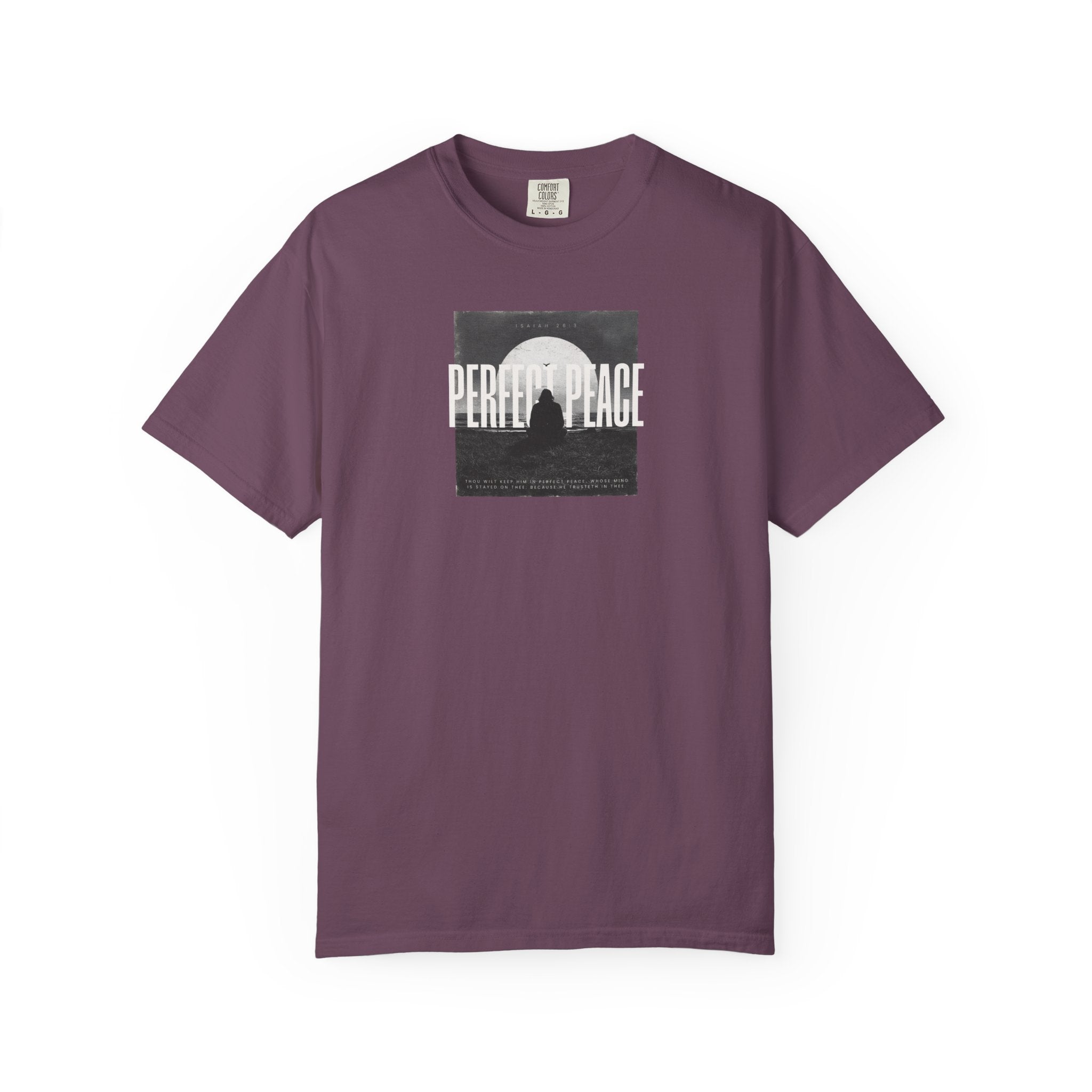 Perfect Peace Tee – Isaiah 26:3 Christian Shirt for Calm & Trust