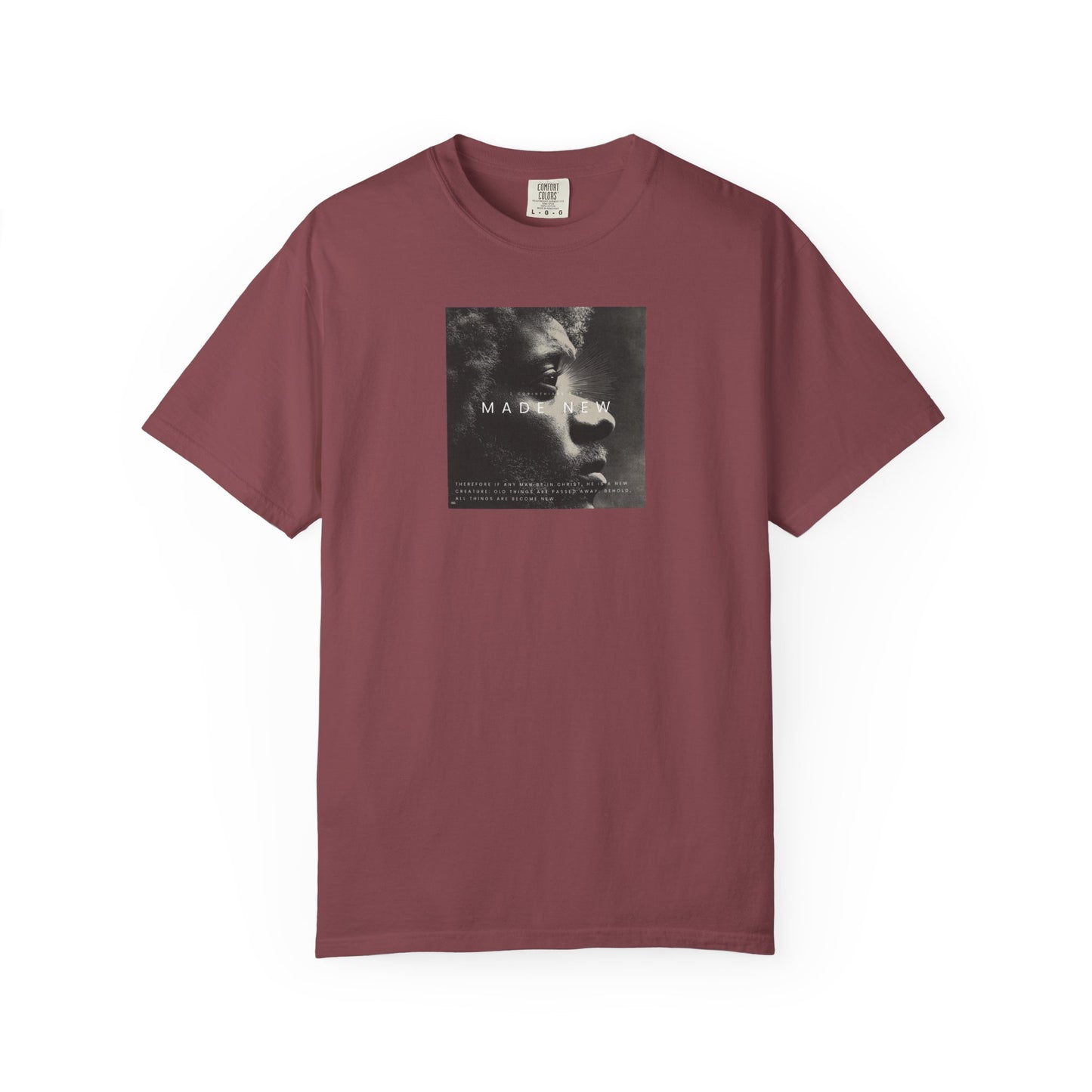 Made New Tee – 2 Corinthians 5:17 Christian Renewal T-Shirt