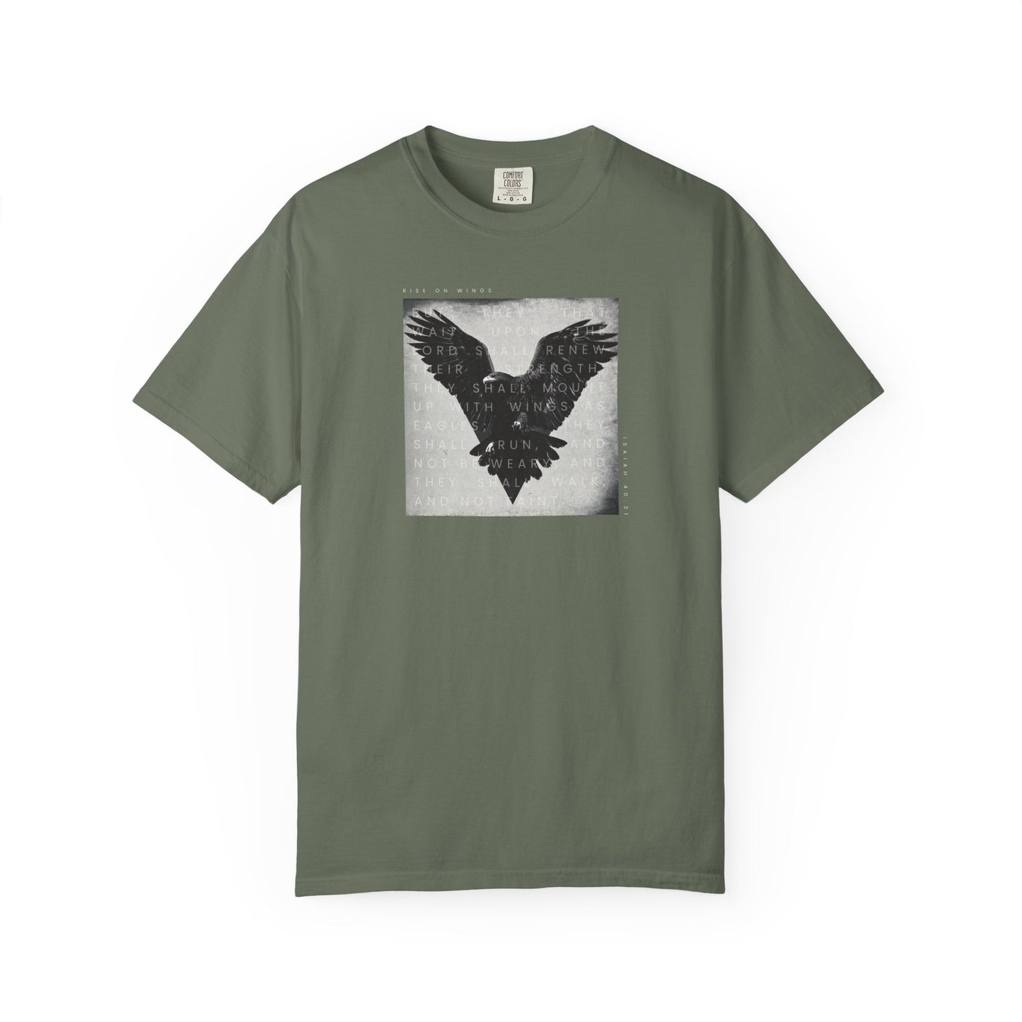 Renewed Strength Tee – Inspired by Isaiah 40:31    White / S-Berry / S-Blue Spruce / S-Brick / S-Graphite / S 