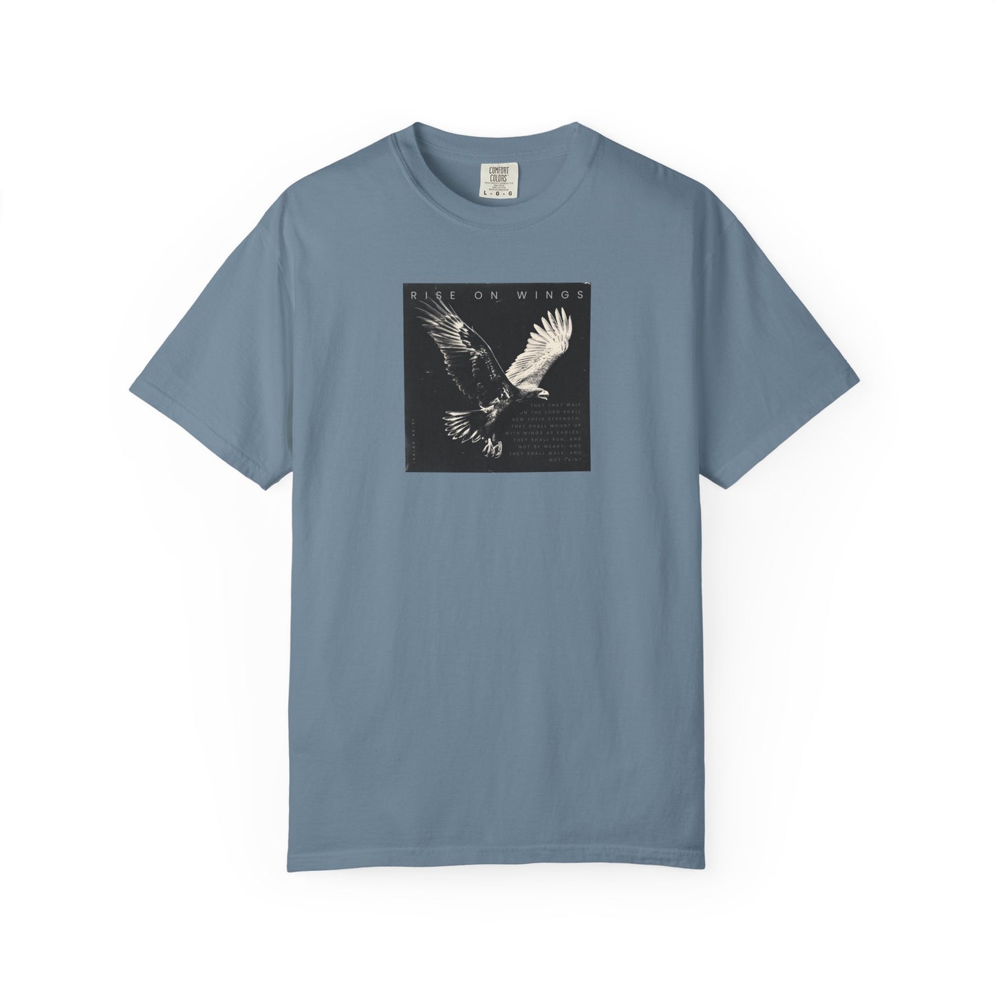Wings Like Eagles – Faith-Filled Shirt from Isaiah 40:31    Black / S-White / S-Bay / S-Berry / S-Blue Jean / S 