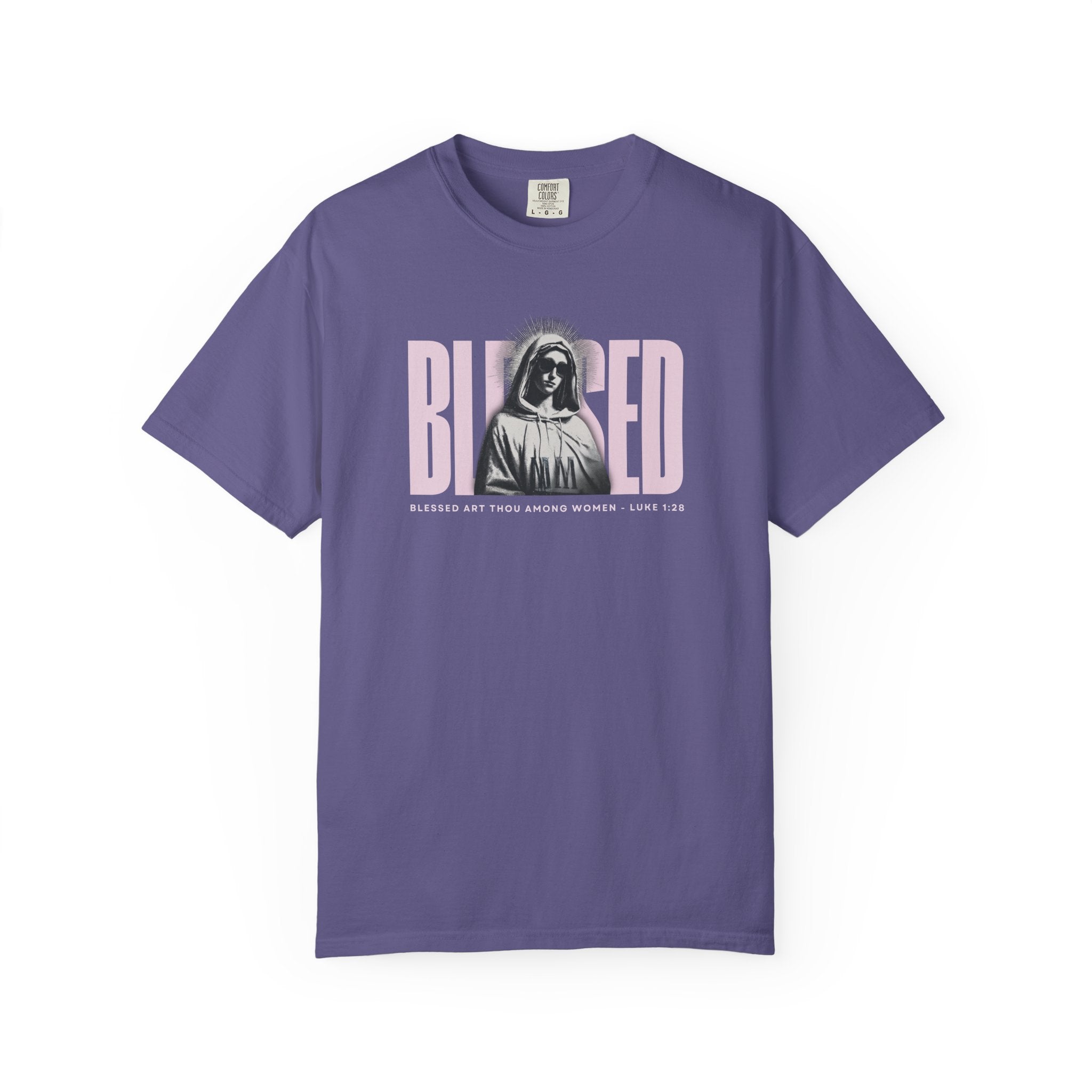 Blessed - Mother Mary T-Shirt For Woman