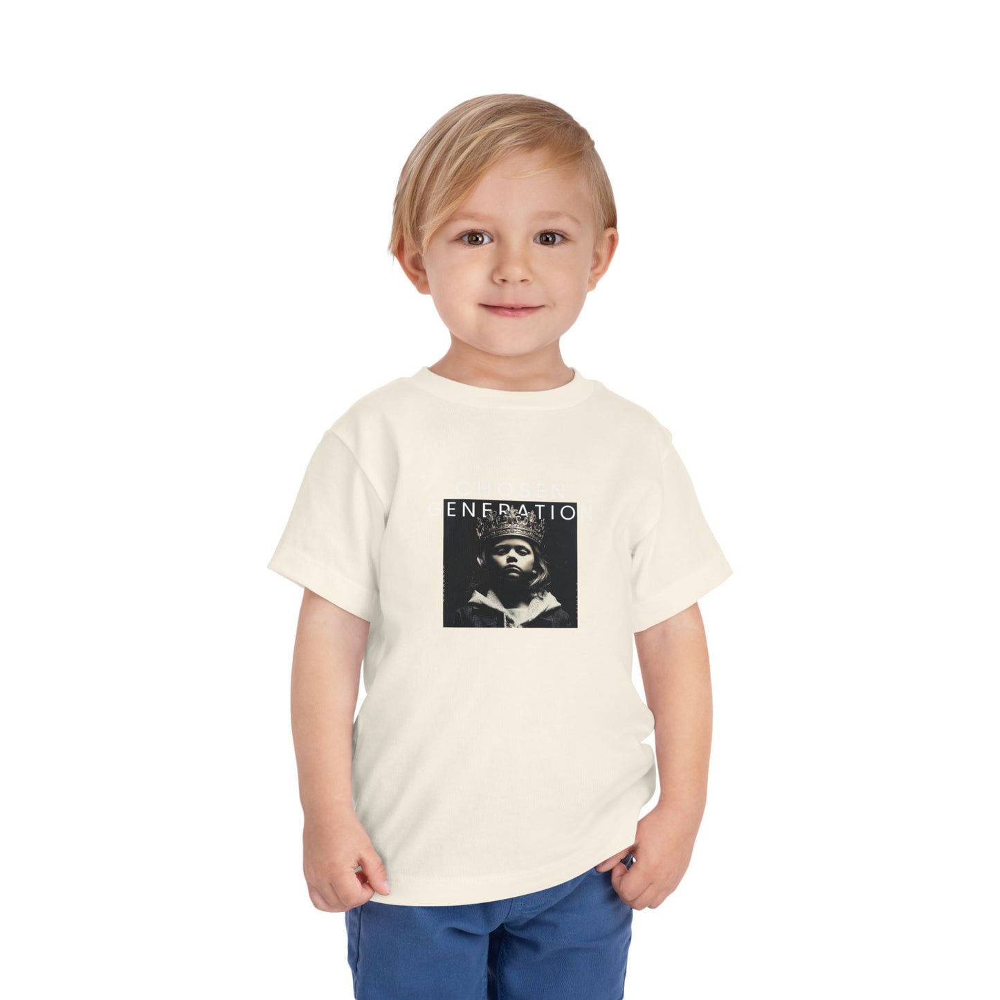 Chosen Generation Toddler Tee – 1 Peter 2:9 Christian Shirt    Asphalt / 2T-Black / 2T-Navy / 2T-Pink / 2T-Dark Heather Grey / 2T 