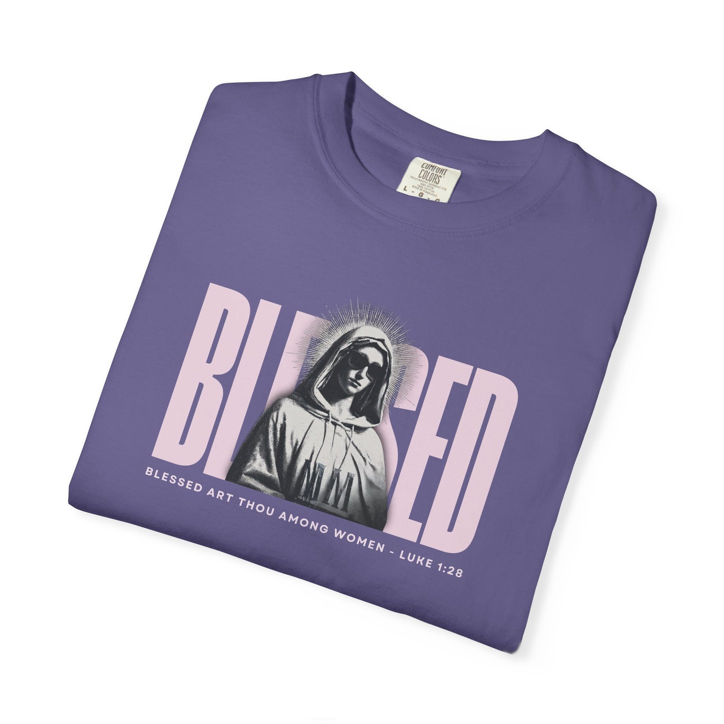 Blessed - Mother Mary T-Shirt For Woman
