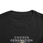 Chosen Generation Toddler Tee – 1 Peter 2:9 Christian Shirt    Asphalt / 2T-Black / 2T-Navy / 2T-Pink / 2T-Dark Heather Grey / 2T 