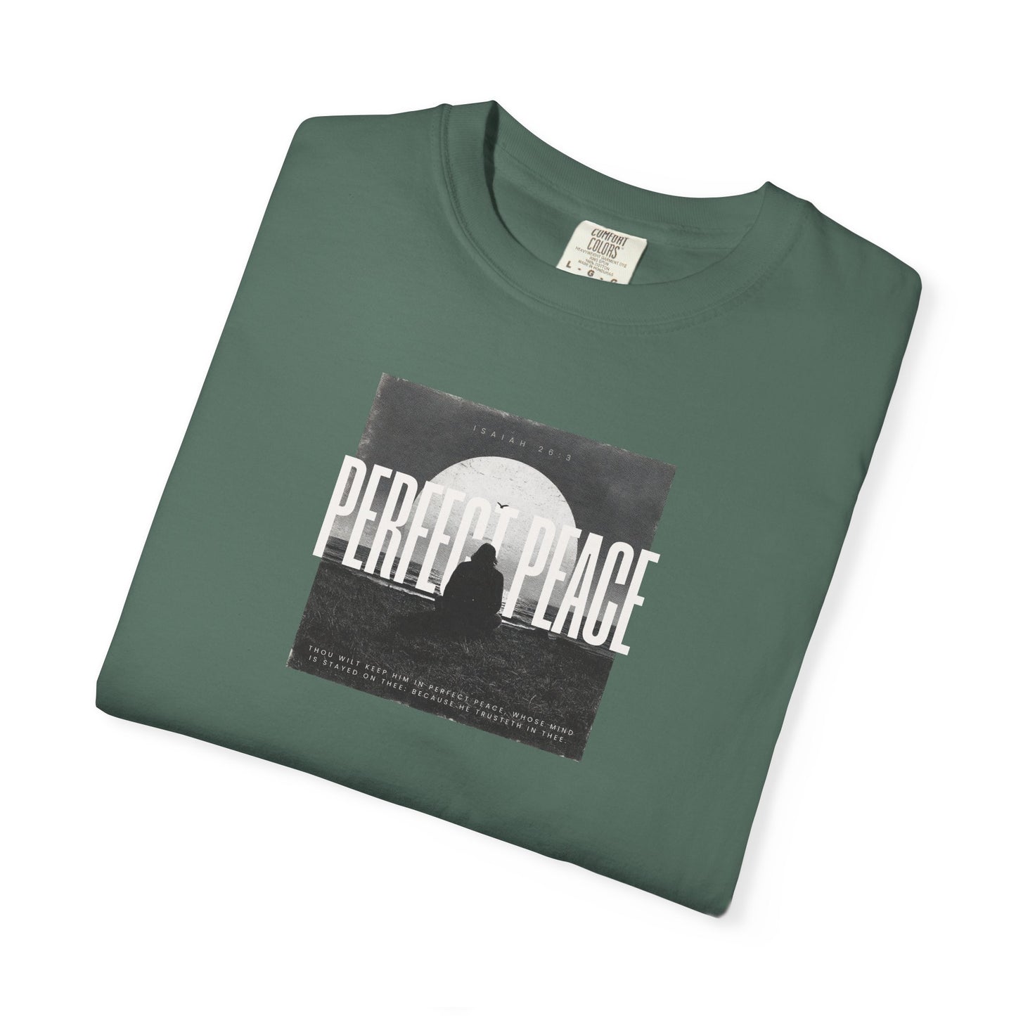 Perfect Peace Tee – Isaiah 26:3 Christian Shirt for Calm & Trust