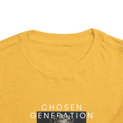 Chosen Generation Toddler Tee – 1 Peter 2:9 Christian Shirt    Asphalt / 2T-Black / 2T-Navy / 2T-Pink / 2T-Dark Heather Grey / 2T 