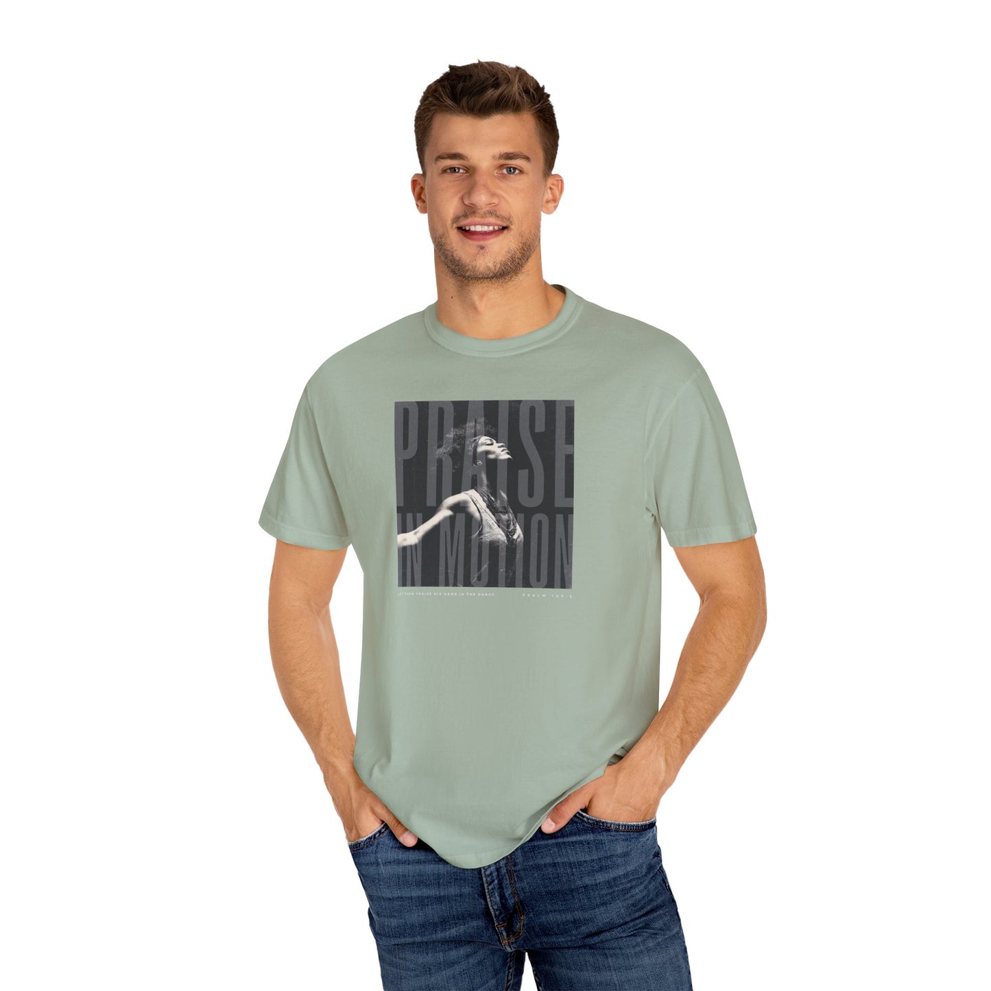Praise in Motion Classic Tee – Psalm 149:3 Faith in Movement    Black / S-White / S-Bay / S-Berry / S-Blue Spruce / S 
